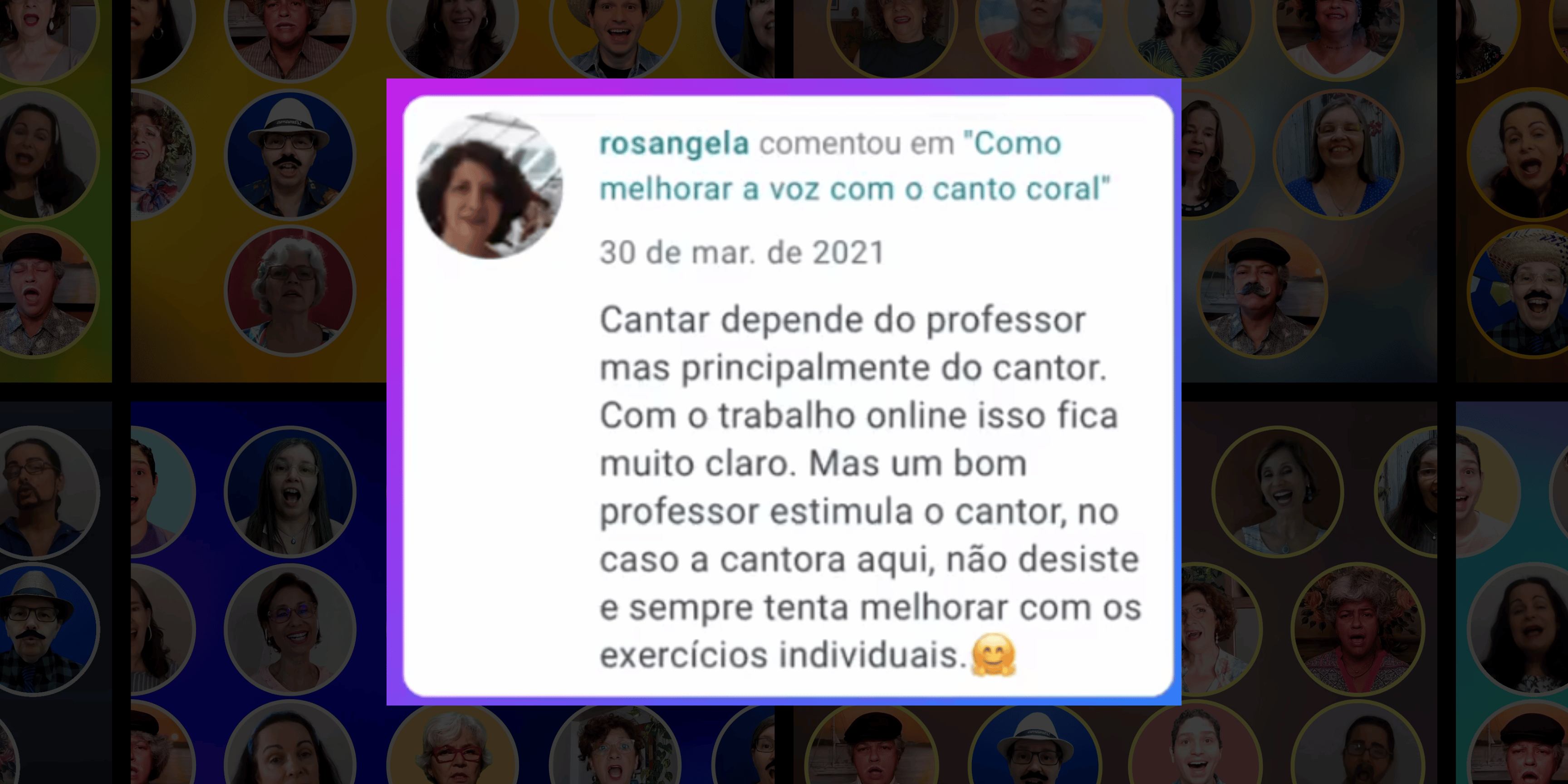 Depoimento de aluno 3